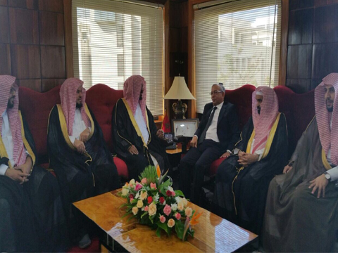 وفد من المحكمة الإدارية العليا يقوم بزيارة لمحكمة النقض بالمملكة المغربية